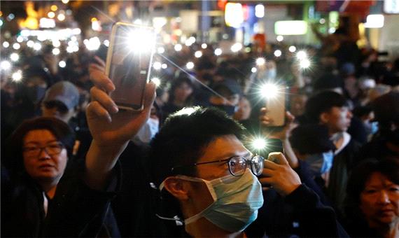 مانور قدرت دموکراسی‌خواهان هنگ‌کنگ