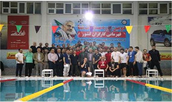 «تهران» قهرمان شنای کارگری کشور شد