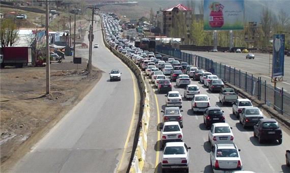 ترافیک نیمه سنگین در محورهای فیروزکوه و هراز
