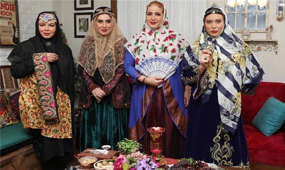 چهره ها/ خانم‌های بازیگر با لباس محلی در «شام ایرانی»