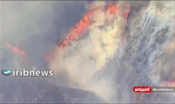 آتش‌سوزی گسترده در جنگل‌ های لس‌آنجلس