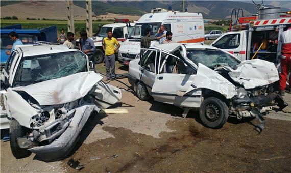 تصادف مرگبار دو پراید در ایرانشهر