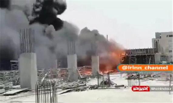 آتش‌سوزی مهیب در نجف اشرف