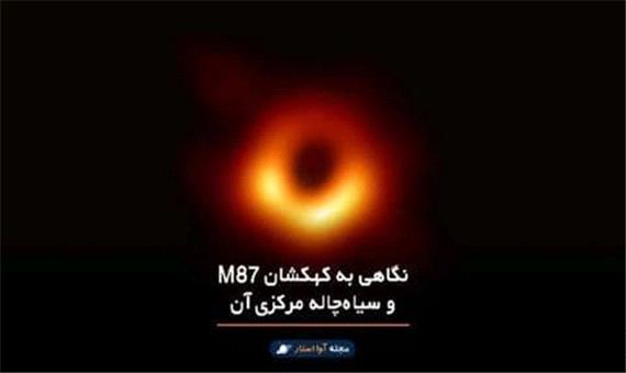 نگاهی به کهکشان M87 و سیاه‌چاله مرکزی آن