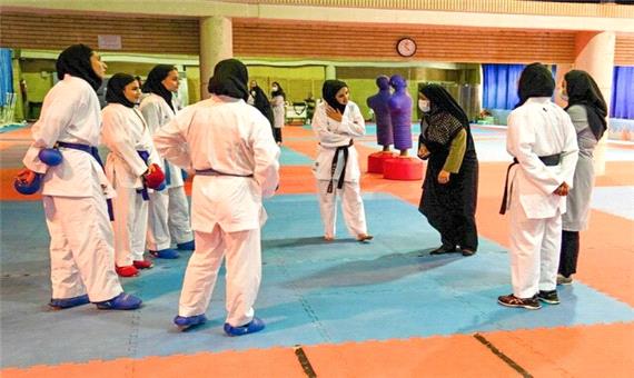 حضور فرهادی زاد در اردوی تیم ملی کاراته بانوان