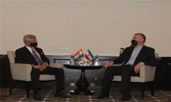 دیدار وزیر خارجه هند با همتای ایرانی خود در حاشیه اجلاس شانگهای
