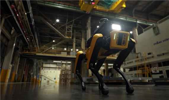 هیوندای با ربات روی ایمنی کارخانه‌ها نظارت می‌کند