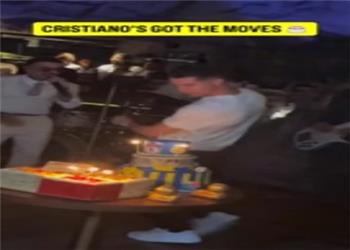 رقص و شادی کریستیانو رونالدو به مناسبت 41 سالگی!