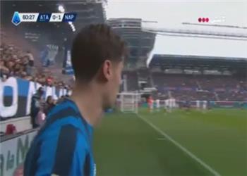 گل اول آتالانتا به ناپولی (پاشالیچ)