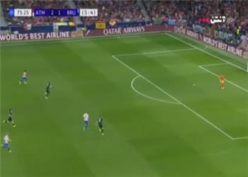 گل سوم اتلتیکومادرید به کلوب بروژ توسط سورلوث