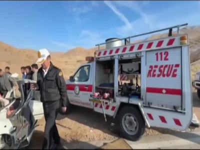 تصادف هولناک ۲ تریلی با یک پراید با ۴ فوتی