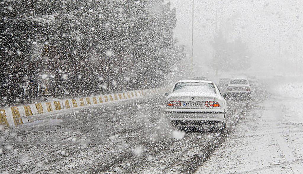 بارش برف و باران در ۱۰ استان