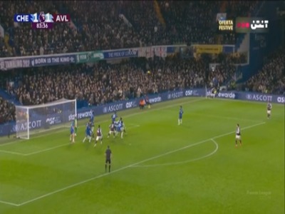 گل دوم استون ویلا به چلسی