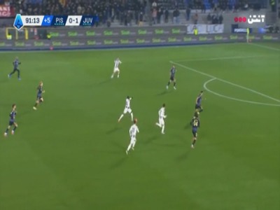 گل دوم یوونتوس به پیزا