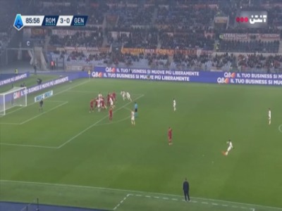 گل اول جنوا به آاس رم (جف اخاتور)