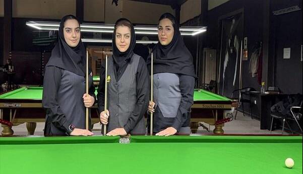 پیگیری تمرینات دختران اسنوکر برای قهرمانی آسیا