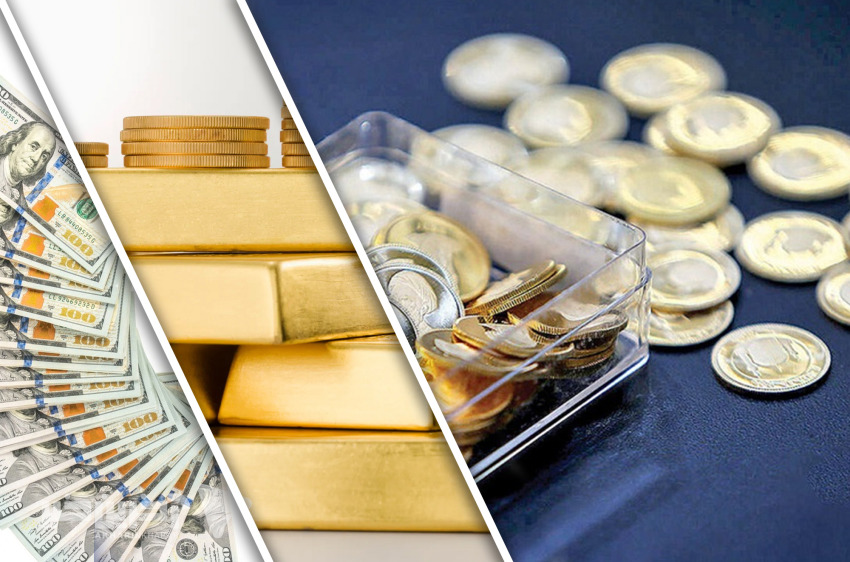 آخرین قیمت‌ها در بازار طلا و ارز