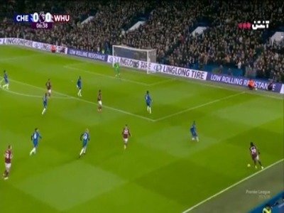 گل اول وستهم به چلسی توسط بوون