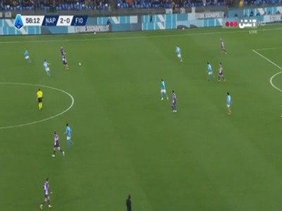 گل اول فیورنتینا به ناپولی توسط سولومون