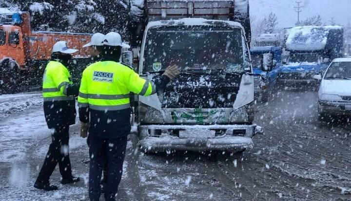 جاده‌های این ۶ استان برفی و بارانی است