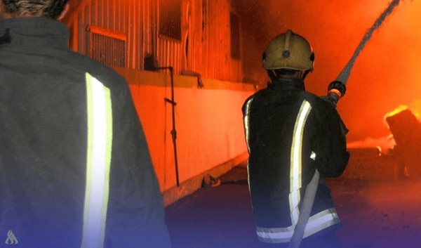 مهار آتش‌سوزی در پالایشگاهی در صلاح الدین عراق با چند مصدوم