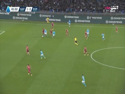 گل دوم ناپولی به رم (سانتوس)