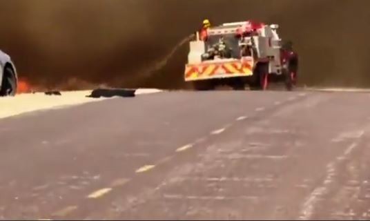 تصاویری از آتش‌سوزی گسترده در اکلاهمای آمریکا