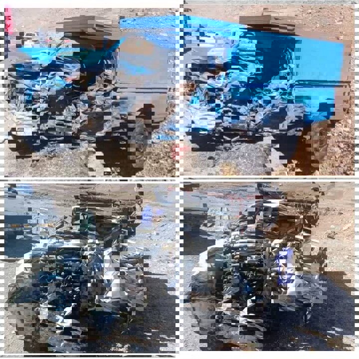 تصادف مرگبار نیسان و وانت پیکان ۲ فوتی بر جا گذاشت