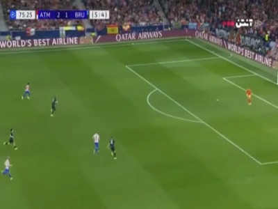 گل سوم اتلتیکومادرید به کلوب بروژ توسط سورلوث