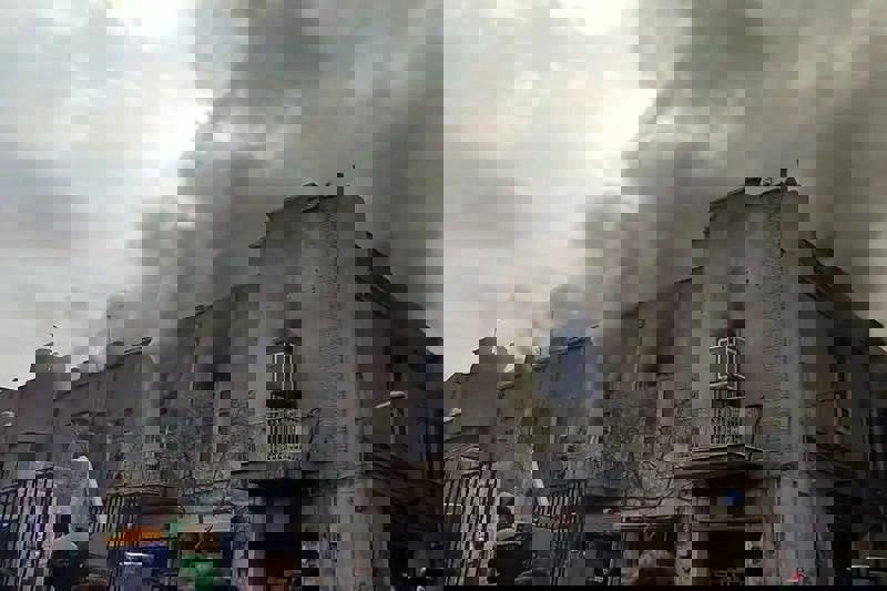 قدیمی‌ترین هتل مدرن ایران در آتش سوخت