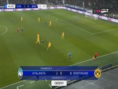 گل دوم آتالانتا به دورتموند (زاپاکاستا)