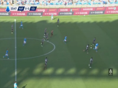 گل اول ناپولی به اودینزه