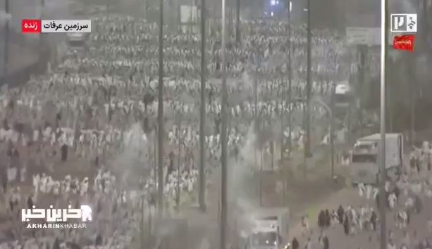 عزیمت زائران سرزمین وحی به مشعرالحرام در شب عید قربان