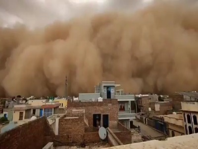 طوفان وحشتناک در هند