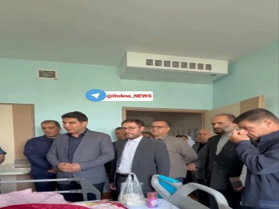 عیادت استاندار کردستان از دو دختر آسیب‌دیده سنندجی در بیمارستان کوثر