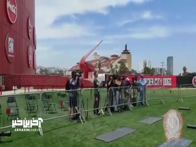 برگزاری تمرین تیم ملی فوتبال ایران با حضور رسانه‌ها