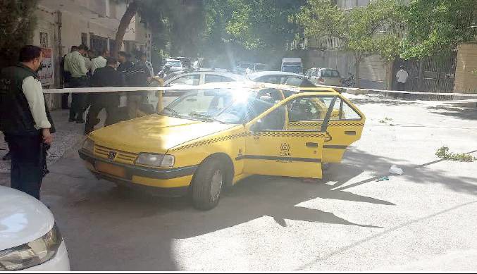 مرد ۴۲ ساله همسرش را در تاکسی تیرباران کرد!