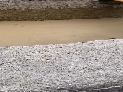 لحظه رسیدن سیل به مرند