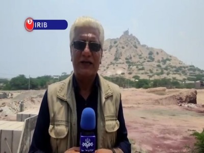 خبرنگار صداوسیما از مشاهدات خود هنگام ورود به جزیره بوموسی می‌گوید