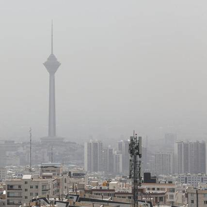 گردوخاک، عامل ثبت آلوده‌ترین روز سال در تهران