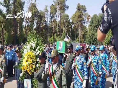 آغاز تشییع پیکر خلبان قهرمان سوخو ۲۴