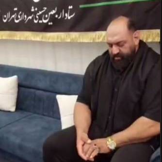 قوی ترین مرد جهان از عشق به امام حسین می‌گوید