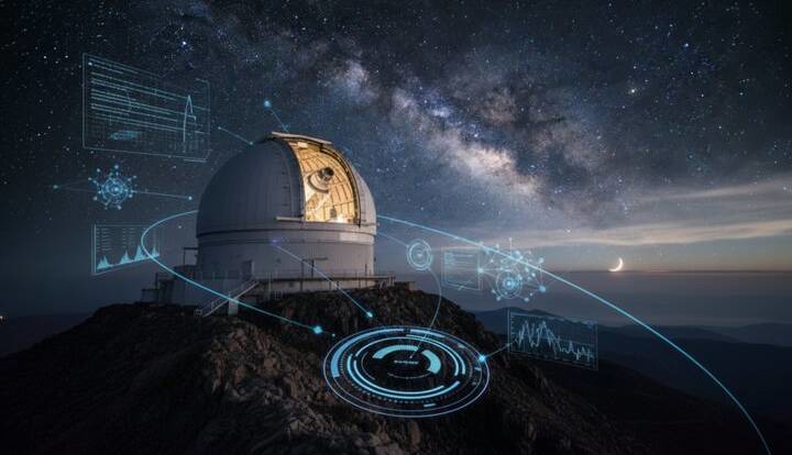 نخستین تلسکوپ مبتنی بر هوش مصنوعی به رصد آسمان پرداخت