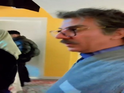 داریوش فرضیایی و مه‌لقا باقری در پشتِ صحنه «اکسیر»