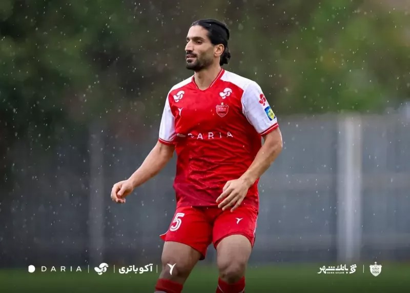 یک قاب تکراری از مدافع ملی‌پوش پرسپولیس!