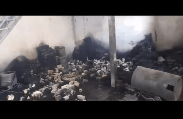 دو مرد زنده زنده در کارگاه برش اسفنج سوختند