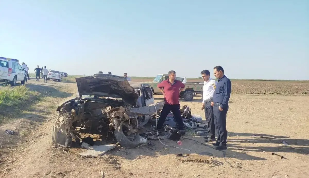 مرگ دو معلم اردبیلی در حادثه رانندگی